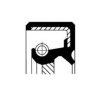 HYUNDAI 431434A001 Shaft Seal, manual transmission